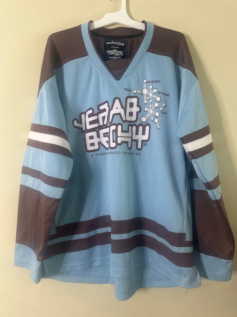 Welovefine Guardians of the Galaxy Vol. 2 Legendary Outlaw Star-Lord jersey 2XL2